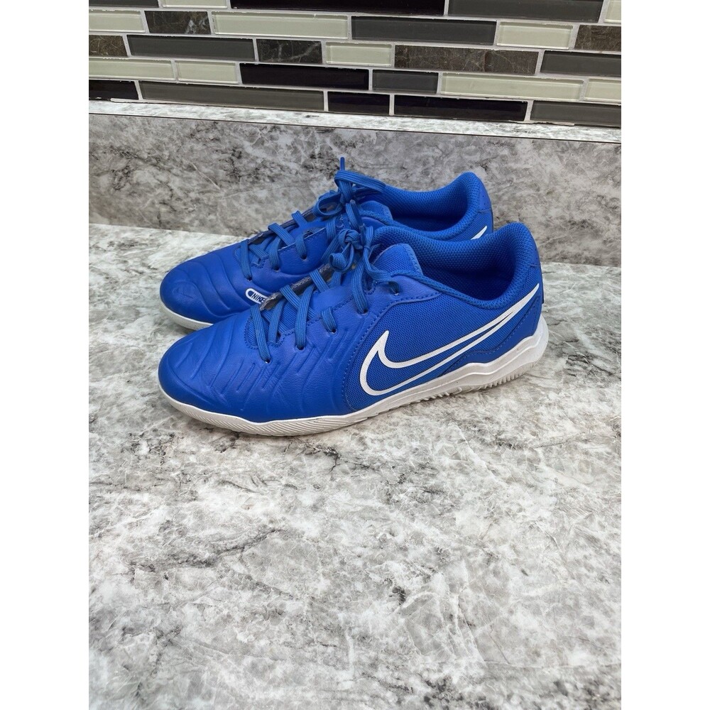 Nike JR Tiempo Legend 10 Academy Sneakers Youth Size 4.5Y Blue DV4354-400 - Picture 3 of 8